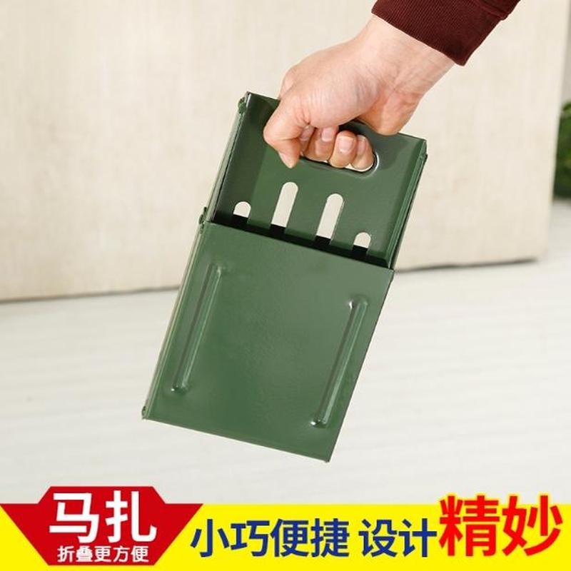 折叠凳便携马扎小板凳折叠户外钓鱼板火车金属矮凳子家用简易结实