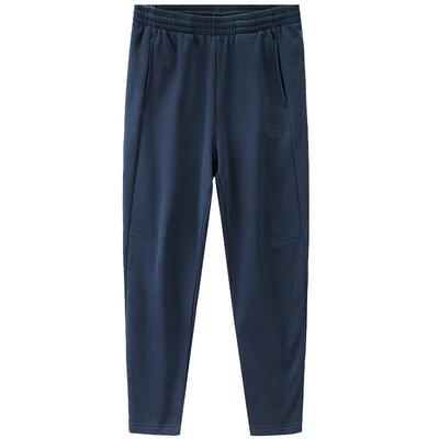 骆驼户外休闲裤加绒宽松直筒裤男款2025秋冬新款保暖束脚运动长裤