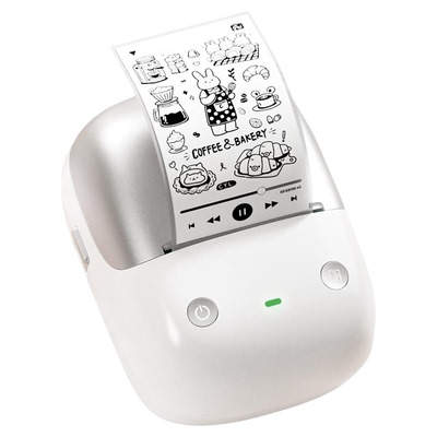 精臣B2Pro手账贴纸打印机300dpi热敏透明彩色便签条不干胶防水小型便携智能多功能蓝牙家用手帐拍立得标签机