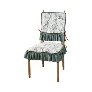 花韵染餐椅套罩2025新款轻奢高级感美式椅子坐垫防滑四季高档椅套