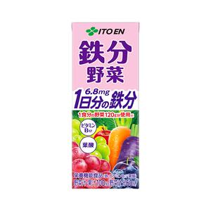 伊藤园含铁果蔬汁200ml*12瓶