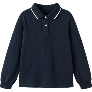 巴拉巴拉男童长袖t恤亲子装一家三口polo衫春秋季款童装儿童宝宝t