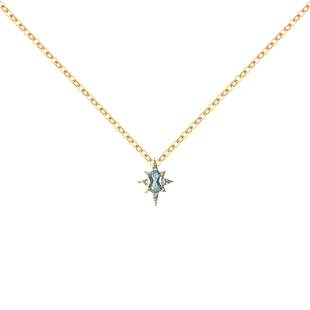 KNA珂娜「晨星熠熠」迷你八角星吊坠锁骨链S925纯银项链女星芒ins