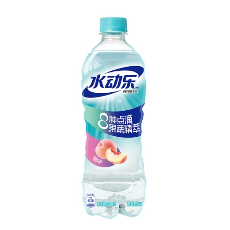 可口可乐水动乐果蔬柠檬莓果桃甜橙味 600ml*15瓶营养素饮料