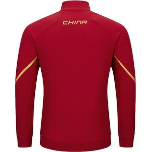 卡尔美中国系列 针织夹克外套男春秋季新款运动员团体出场训练服