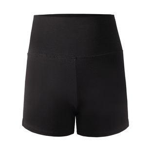 儿童舞蹈裤三分裤女童打底裤芭蕾舞考级专用练功裤黑跳舞高腰短裤