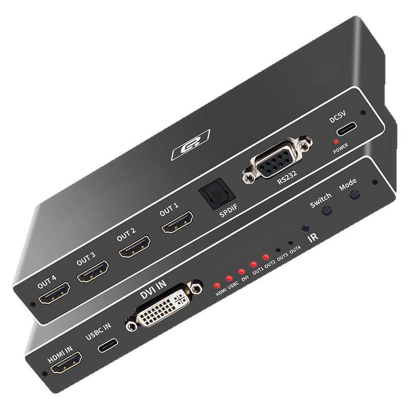 高清HDMI拼接器2x2横竖视频拼接