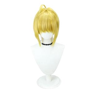 saber吾王cos假发呆毛Fate阿尔托利亚尼禄冲田总司cosplay大发包