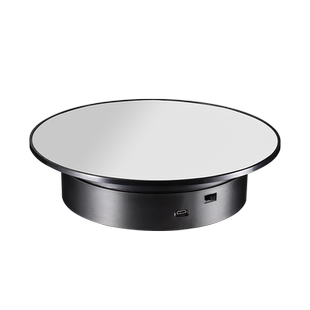 电动旋转展示台可调速自动拍摄转盘小珠宝直播摄影产品拍摄架底座