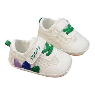0一1岁宝宝婴儿鞋子网布透气春款男女步前鞋婴幼儿学步鞋运动休闲