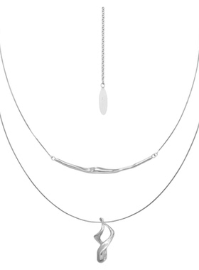 风穴小众简约双层项链