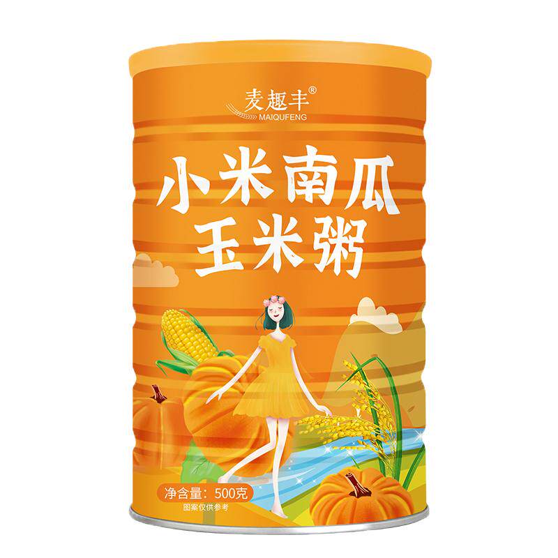 小米南瓜糊糊速食代餐粥冲泡谷物