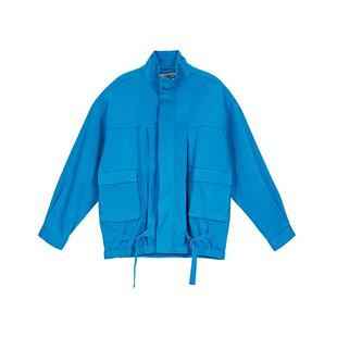 【丁程鑫同款】VANN VALRENCE 工装牛仔系带廓形口袋宽松外套夹克