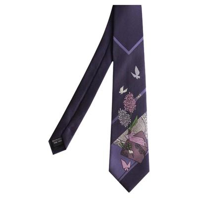 大喜JKDK薰衣草信件深紫色领带