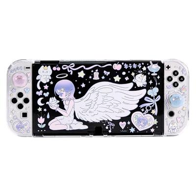 原创白昼梦境任天堂switch oled保护壳ns游戏机分体硬壳可爱y2k
