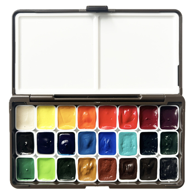 24色试用分装水彩颜料DS