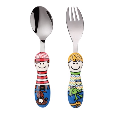 美国Eat4Fun儿童餐具勺不锈钢