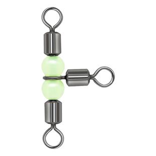 海钓八字环三叉转环连接器分叉器三美式t字型别针串钩八字环三通