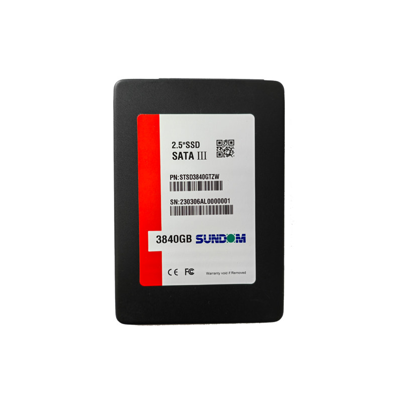 2.5寸3.84T SATA SSD工业级宽温固态硬盘一键销毁TLC颗粒顺丰包邮
