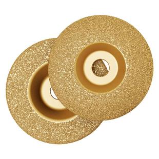 金刚石砂轮磨盘钎焊铸铁打磨片合金钢抛光铸件磨片100弧形磨光片