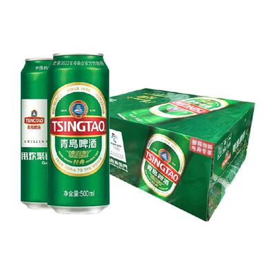 青岛啤酒啤酒550ml×24罐×1组