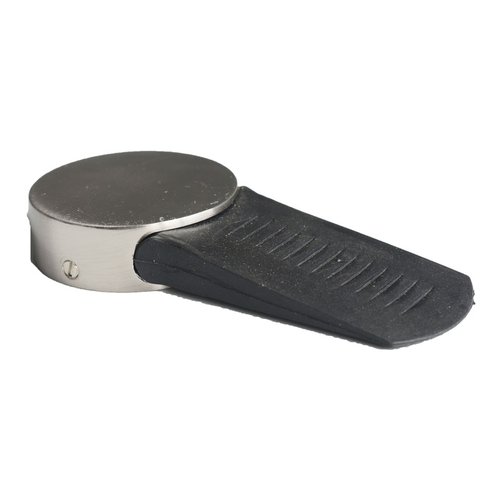 锌合金门挡玻璃门木门顶门固定塞方形房门限位器门打孔橡胶阻