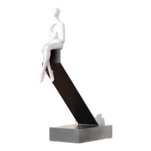 设计师现代艺术人物摆件侘寂风轻奢创意家居客厅玄关酒柜软装饰品