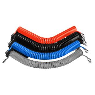 PU弹簧气管气动软管气泵空压机6螺旋汽管收卷器10伸缩高压8mm气枪