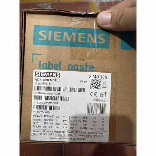 【请询价】1FL60342AF211M1伺服电机已开封
