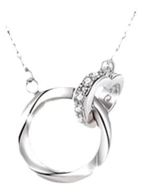 莫比乌斯环项链轻奢小众