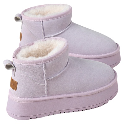 拉夏贝尔雪地靴！加绒保暖！