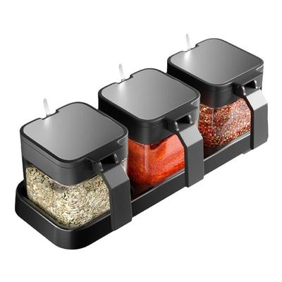 高颜值盐罐调料盒套装家用