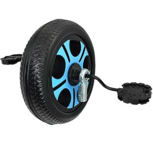 童车配件轮子儿童三轮车前轮后轮小孩子宝宝推车脚踏车发泡轮全套