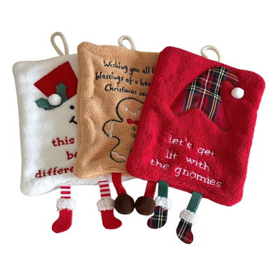 圣诞节刺绣多功能厨房擦手巾