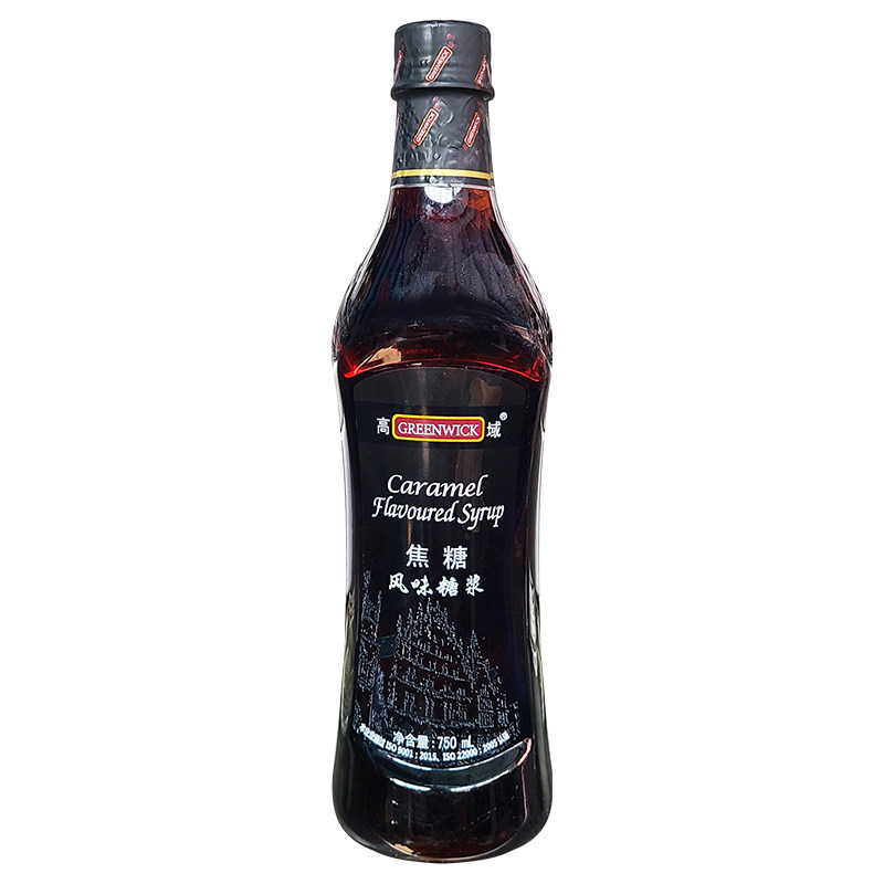 高域焦糖果露糖浆瓶装调色香蜜