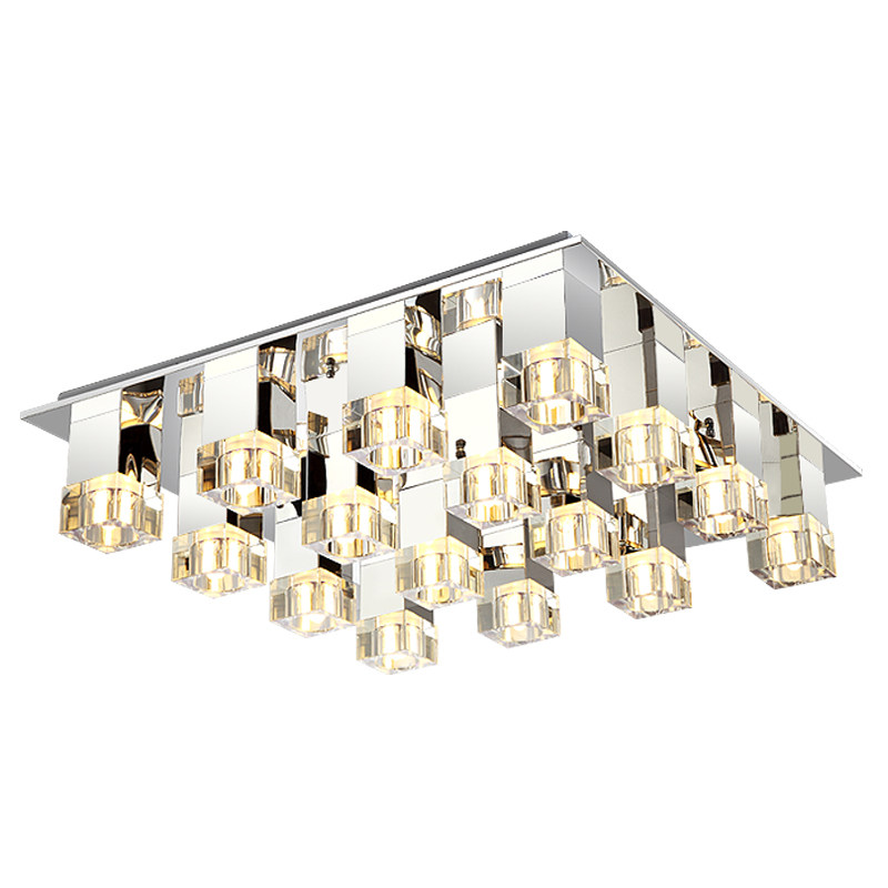 客厅灯简约中古风led吸顶灯具
