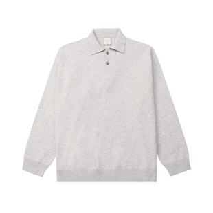 MAD官方 | 迈克罗德 松弛感polo领春秋老钱风针织衫翻领毛衣男