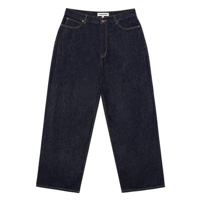 美特斯邦威男款牛仔裤2025新款经典宽松潮流百搭长裤原色阔腿裤子