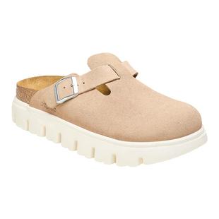 BIRKENSTOCK勃肯德国进口Papillio女款绒面革Boston厚底包头拖鞋