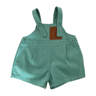 童装男童牛仔背带短裤夏季新款韩版儿童宽松五分裤宝宝休闲裤子潮