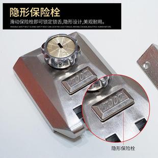 室内防盗门老虎锁推拉门自动碰锁两扇门专用扣锁可烧焊安装 大门锁