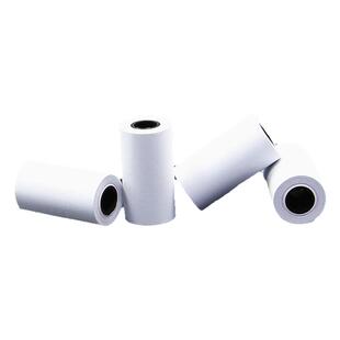 ERC09打印纸57x30mm打印卷纸57*40mm仪器仪表打印纸 非热敏 双胶收银白纸57x30针式微型票据纸 5.8 5.6噪声仪