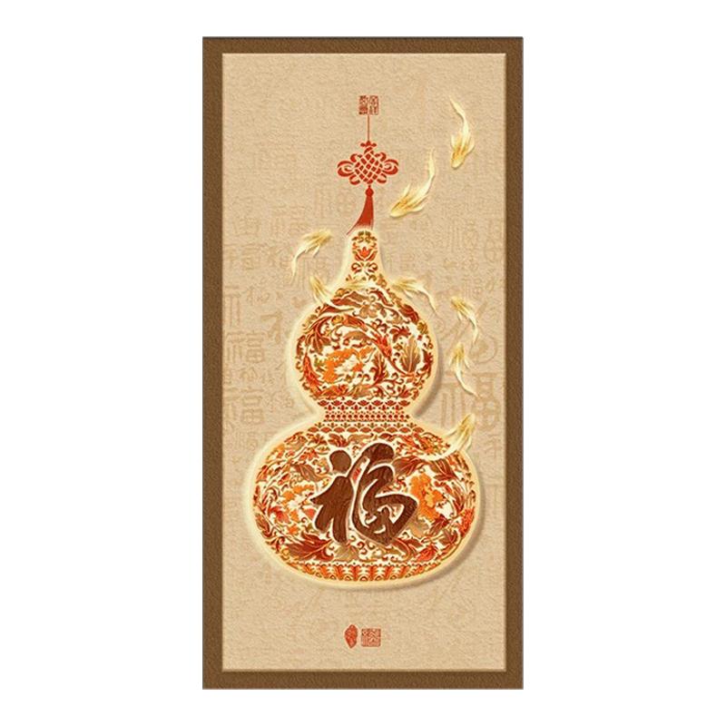 2026年新款十字绣线绣客厅百十字绣套件