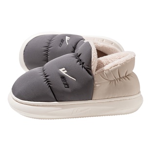回力棉拖鞋包跟男2025冬季新款居家防滑保暖毛绒厚底棉鞋防水外穿