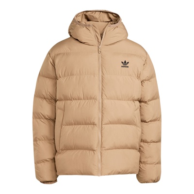 adidas阿迪达斯三叶草男子运动休闲连帽面包服棉服外套JX4121