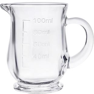 玻璃分酒器家用100毫升白酒杯分酒壶饭店用带刻度量酒器扎壶套装