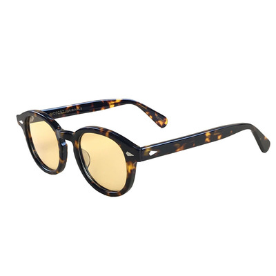 玛士高MOSCOT墨镜男潮LEMTOSH复古文艺板材浅茶色偏光太阳眼镜女