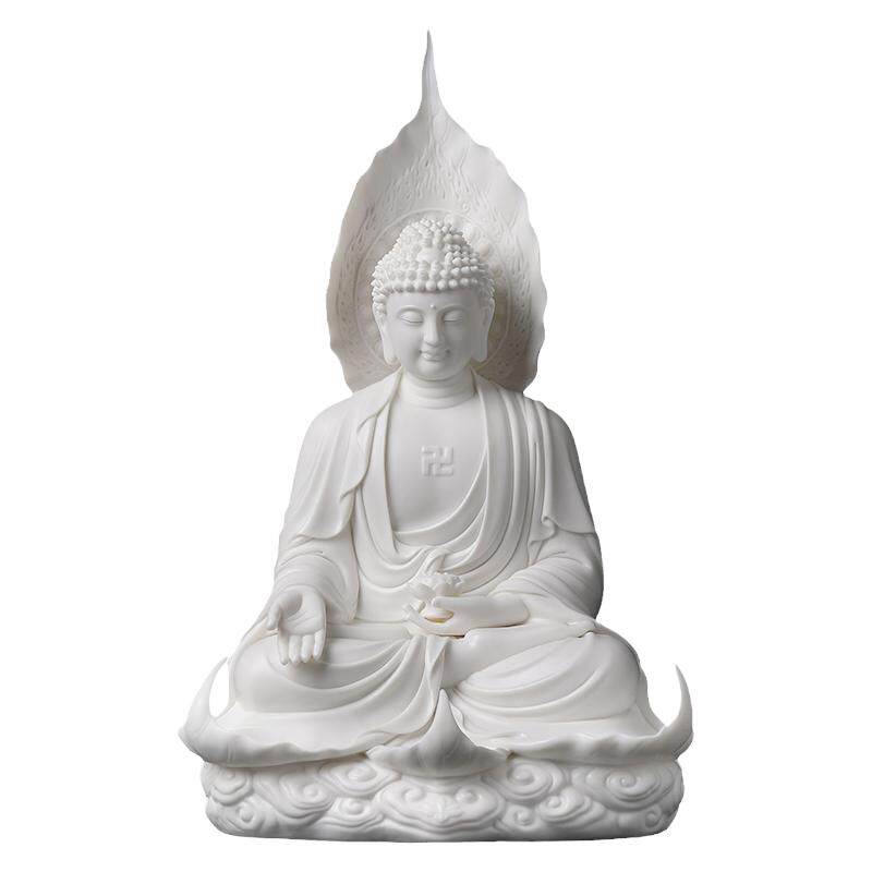戴玉堂林弋新陶瓷摆件《应化菩提阿弥陀佛》佛像供奉家用家居饰品