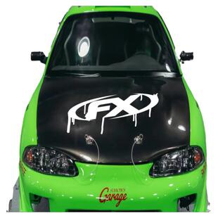 MT引擎盖贴三菱日蚀同款划痕遮挡贴纸订制汽车车贴改装贴画