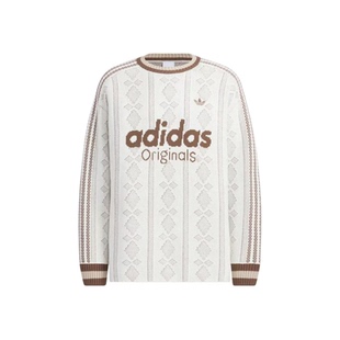 Adidas/阿迪达斯 男子舒适百搭休闲运动卫衣针织套头衫毛衫KS5956